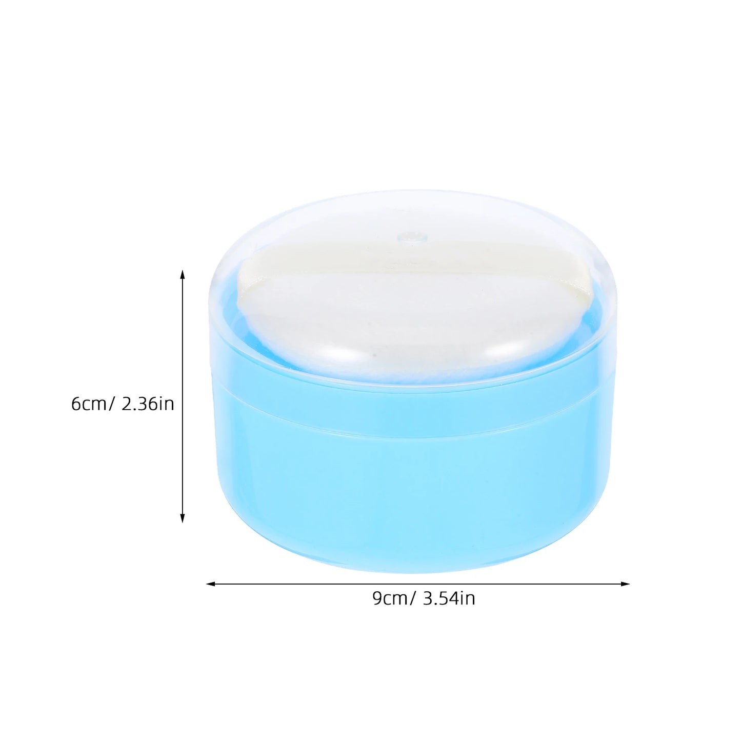 Portable Powder Box Cans Talc Talcum Skincare Baby Toiletries Puff Container Infants Skin Care Powder Box for Home Daily Use