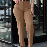Pants Women Clothing New 2024 Autumn Elegant Cute Style Fresh and Sweet Collage Pants High Waisted Casual Trousers Streetwear