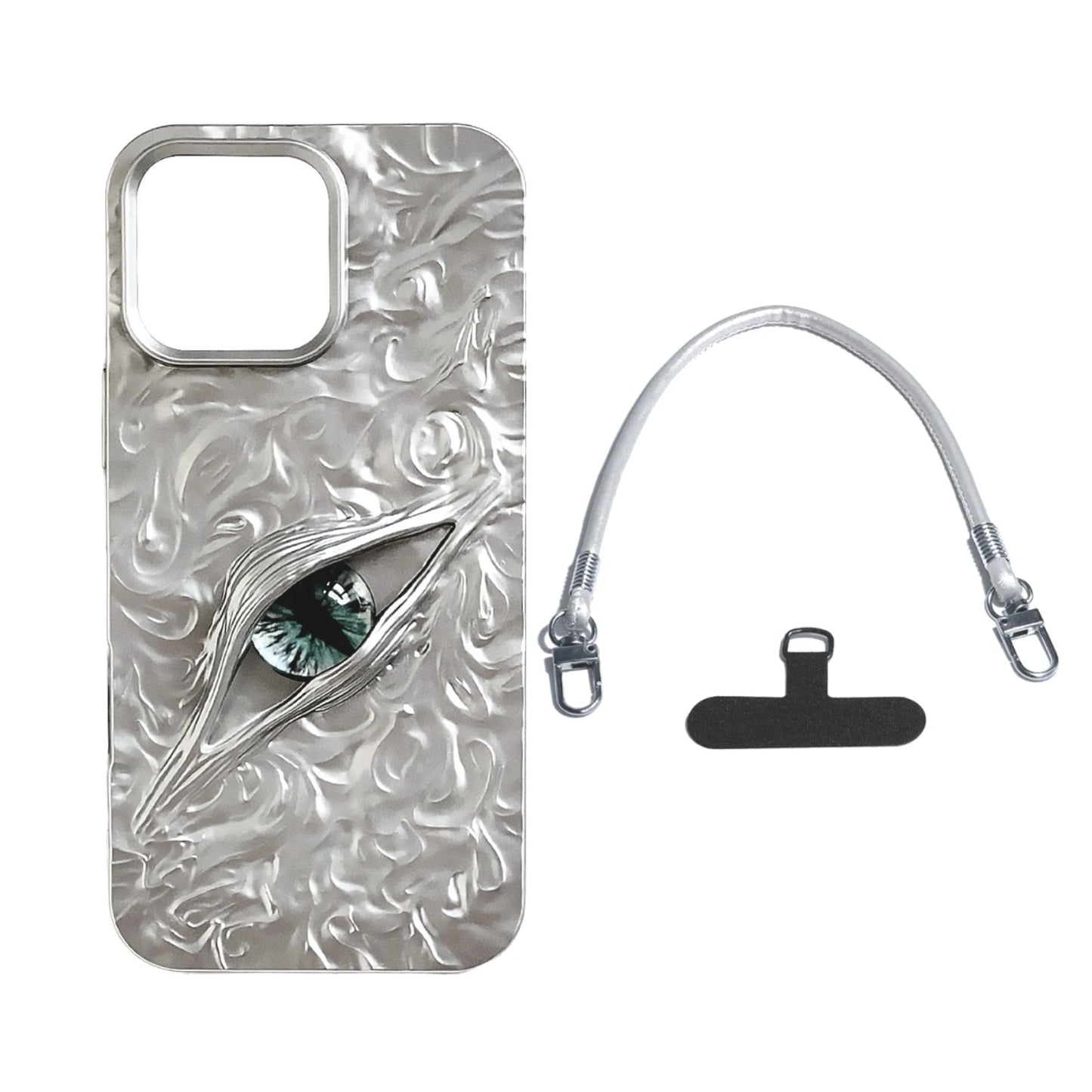 Fashion Phone Cases for iPhone 17 Air 16 Pro Max 15Pro 14Pro Personalized 3D "Devil's Eye" Design Cover Halloween Couple Case