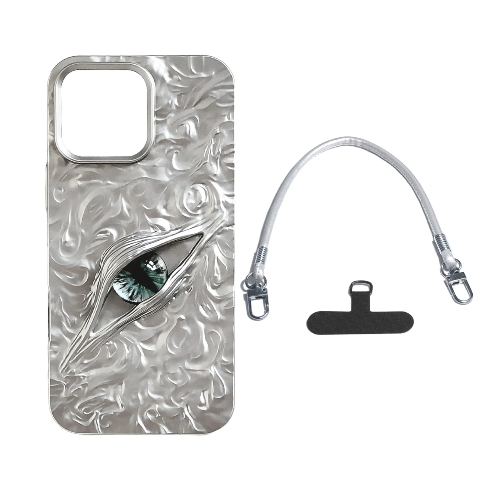 Fashion Phone Cases for iPhone 17 Air 16 Pro Max 15Pro 14Pro Personalized 3D "Devil's Eye" Design Cover Halloween Couple Case