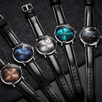 Carnival Brand 3D Curved Dial Luxury Sapphire Automatic Watch for Man Leather MIYIOTA Mechanical Watch Sports Wristwatch Male