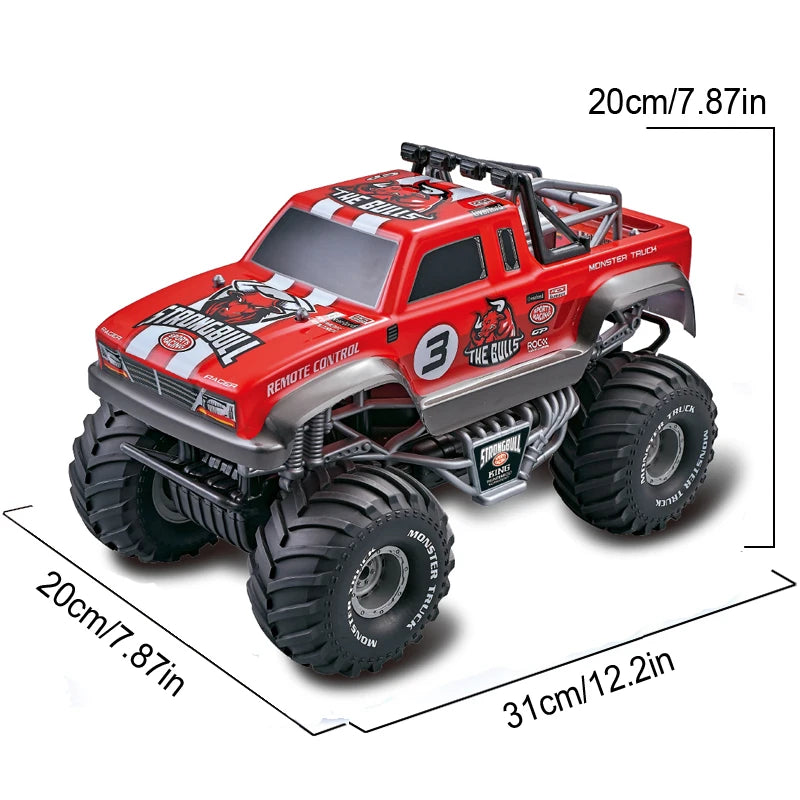 RC Car for Kids, 4WD Buggy Alloy, High Horsepower, Climbing, Rechargeable, Drop Resistant, Toys for Boys, Racing
