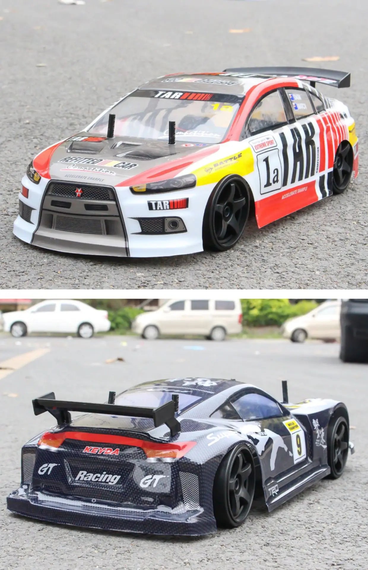 1:10 70km/H Remote Control Car 4wd High Speed Drift 2.4g Rc Car Shock Absorber Anti-Collision Rc Toys Christmas Gift
