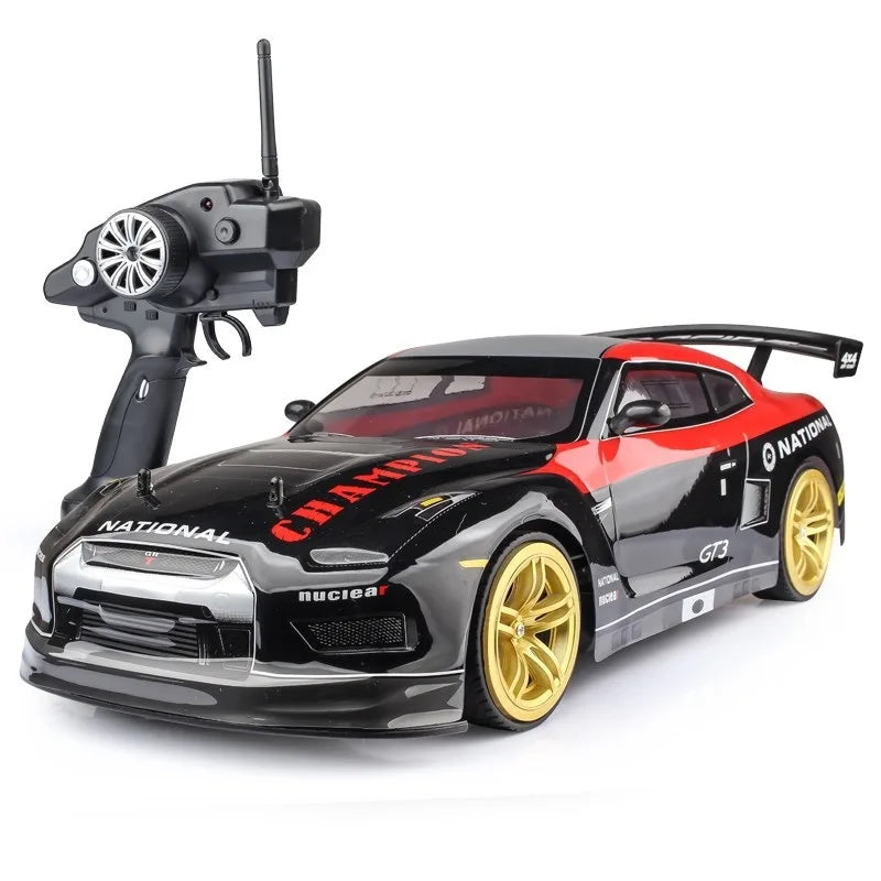 1:10 70km/H Remote Control Car 4wd High Speed Drift 2.4g Rc Car Shock Absorber Anti-Collision Rc Toys Christmas Gift