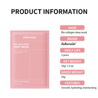 Bio-Collagen Real Deep Mask Supplement Collagen Hydrating Overnight Hydrogel Mask Elasticity Improvement Pore Minimizing Firming