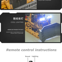 RC Car Children Toys Remote Control Car Toys For Boys Radio Control Excavator Dump Truck Bulldozer Electric car Kids Toys Gift