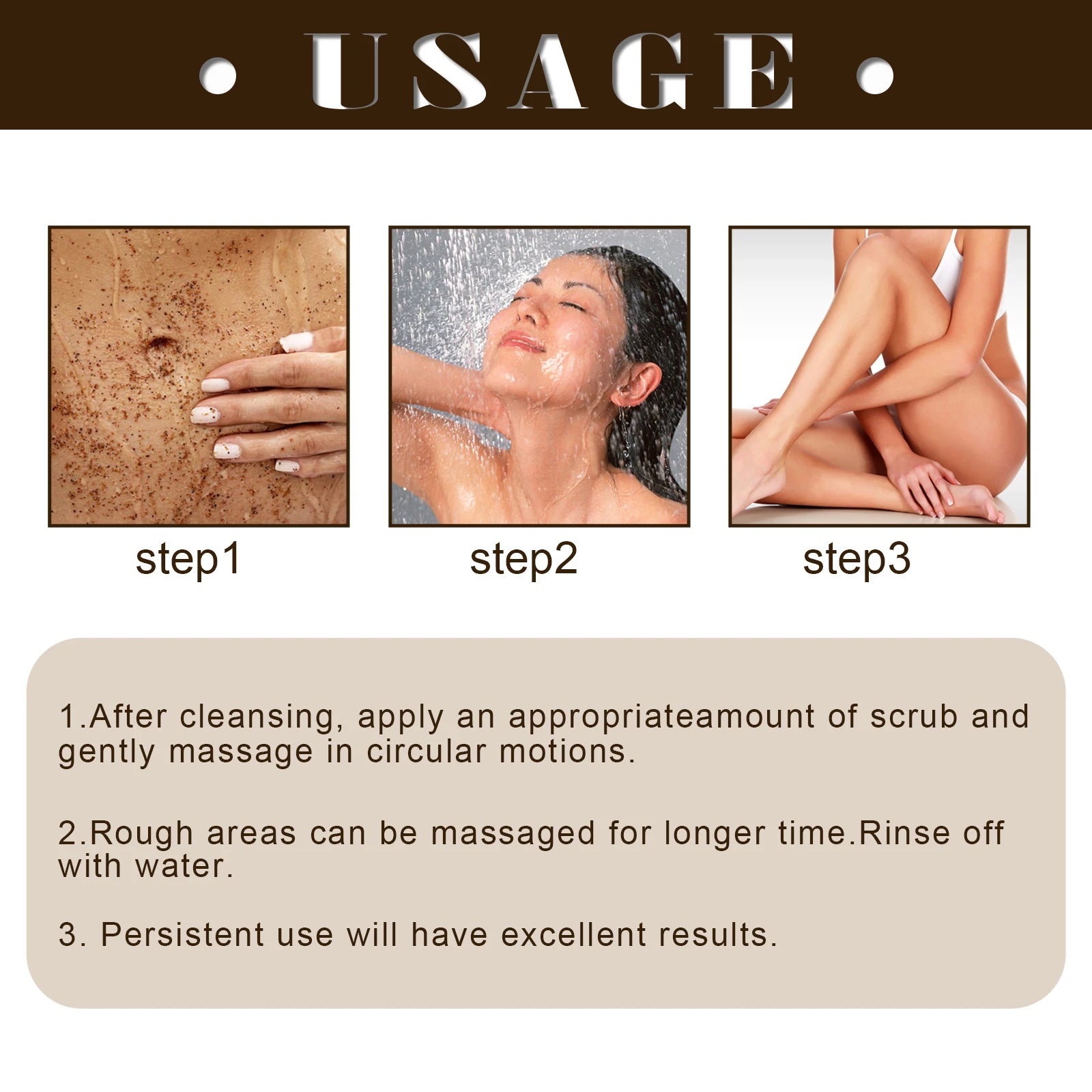 Coffee Scrub Body Exfoliating Black Pigment Cleansing Elbow Underarm Knee Reduces Rough Dull Dead Skin Scrub Cleansing Cream