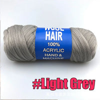 70g/ball Brazilian Wool Hair Yarn for Braiding Synthetic Artificial Senegalese Twisting Wig Hair Attachment Knitting Salon