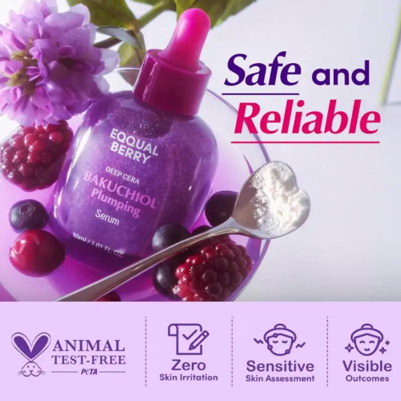 Deepcera Korean Skincare Bakuchiol Plumping Serum And Vitamin C Brightening Serum For Fading Acne Scars On The Face Skin Care