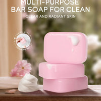 Laikou Sakura Handmade Facial Soap Cleans Skin Shower And Removes Bacteria 99.9% Travel Be Carried For Adults And Children 90g