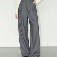 Multicolor Office High-waisted Wide-leg Suit Pants Women's 2025 Autumn Loose and Drape Casual Straight Mopping Trousers