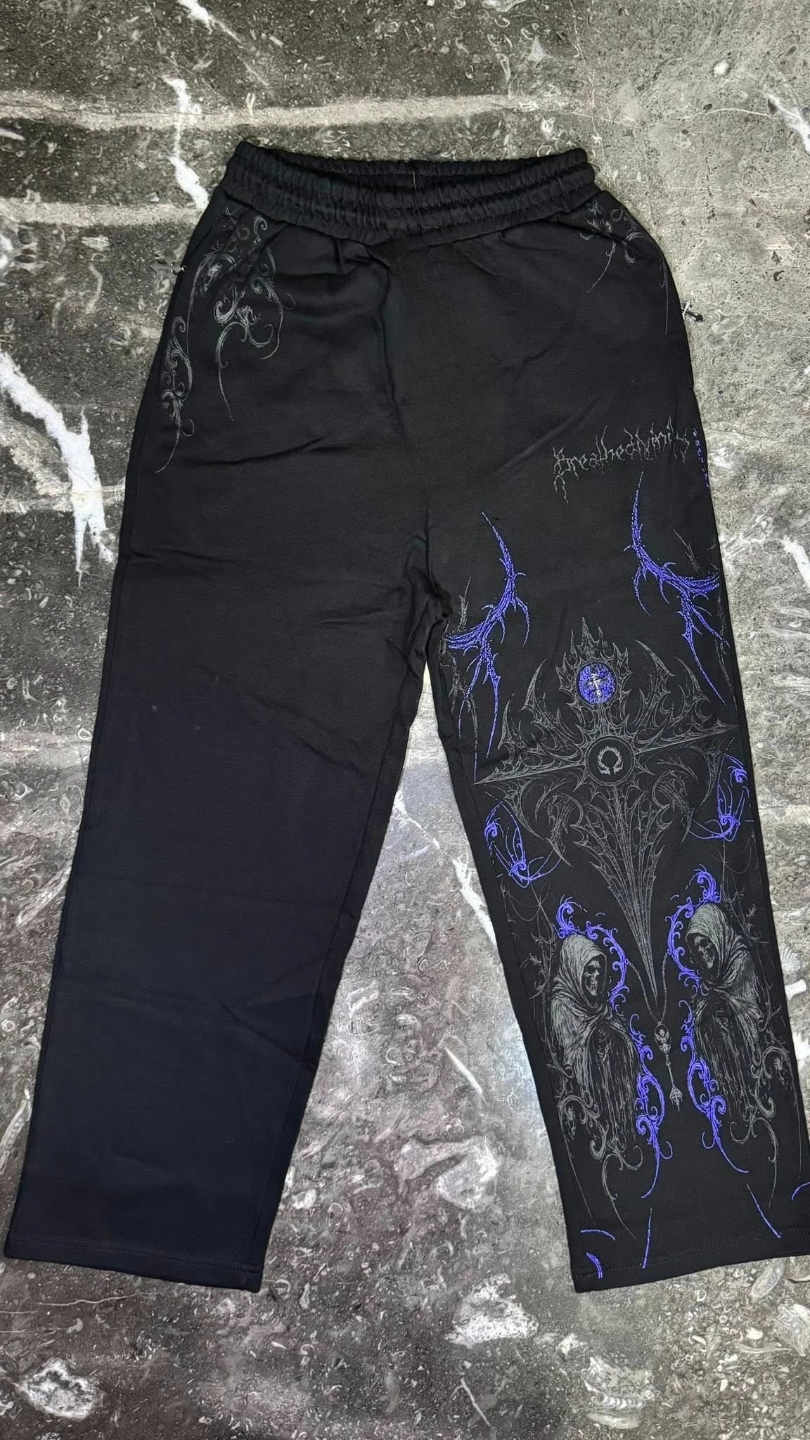 Fitness Sports Sweatpants High Street Fashion Hip Hop Retro Stripe Casual Straight Wide Pants Men Harajuku Y2K Fashion Pants