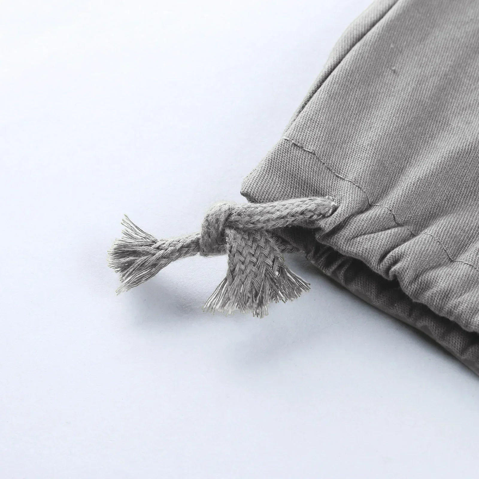 New 2025 Pocket Design Solid Cargo Pants Trousers for Men Full Length Casual Loose Drawstring Pockets Pants Male Cargo Pants 5XL