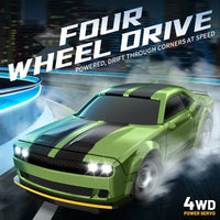 Rc Drift Car Full Scale 1:64 Mini Remote Control Car High-Speed Racing Car Model