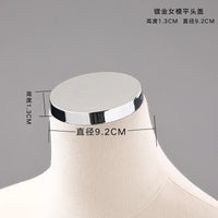 Female Male & Kids Electroplated Head Cover Mannequin Caps Accessories For Mannequins Props