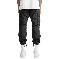 New 2025 Pocket Design Solid Cargo Pants Trousers for Men Full Length Casual Loose Drawstring Pockets Pants Male Cargo Pants 5XL