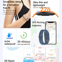 New Smart Watch Men Smart Health Wristband Women GPS Sport Trajectory 1ATM Waterproof All Day Healthy Monitor Fitness Bracelet