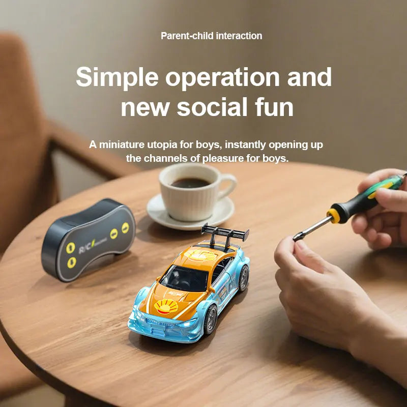 RC Car 1:43 2.4G High Speed Drift RC Car With APP Control & Lights Mini RTR Racing Car Model 4WD Full RC Vehicles Toys Gifts