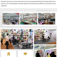 Anxin Long  Green Straight  Party Double Ponytail Wig