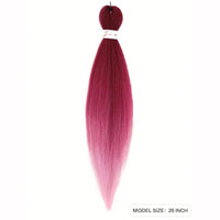 Braiding Hair Pre-stretched 26Inch Hair Extensions for Afro Crochet Braids Synthetic Fake Hair DIY Multi-Color Optio Jumbo Braid