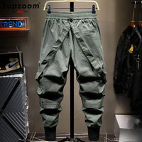 Supzoom New Arrival Hot Top Fashion Loose Cotton Pockets Selling Brand Overalls Multi Bag High Street Casual Winter Cargo Pants