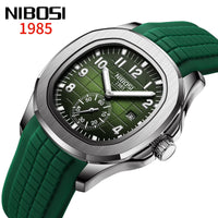 NIBOSI Brand Luxury Mens Watch Waterproof Luminous Digital Design Quartz Watch Casual Belt Date Watches For Men reloj hombre