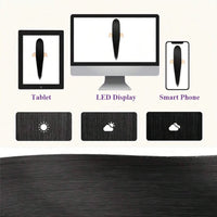 Drawstring Ponytail Extension Straight P8/613 Golden Brown Mix Blonde Clip In Ponytail Hair Extensions Hairpieces For Women Girl