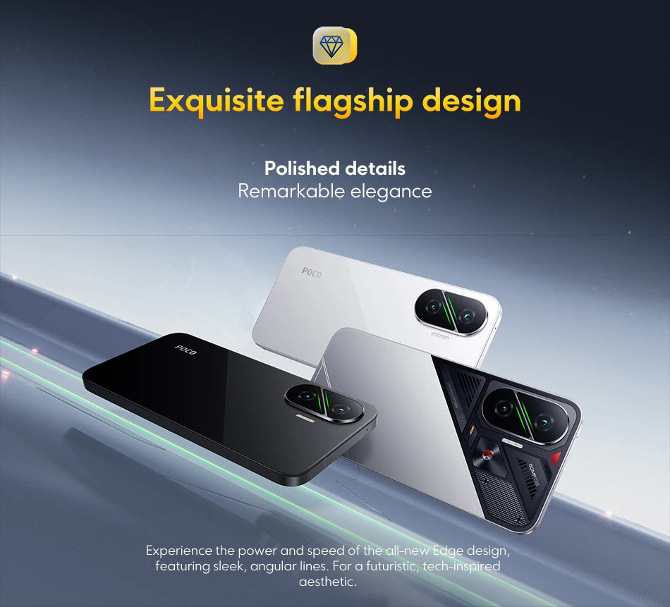 POCO F7 5G Global Version Smartphone Snapdragon® 8s Gen 4 6500mAh Battery 6.83" 1.5K AMOLED 50MP Camera OIS NFC 90W HypeCharge