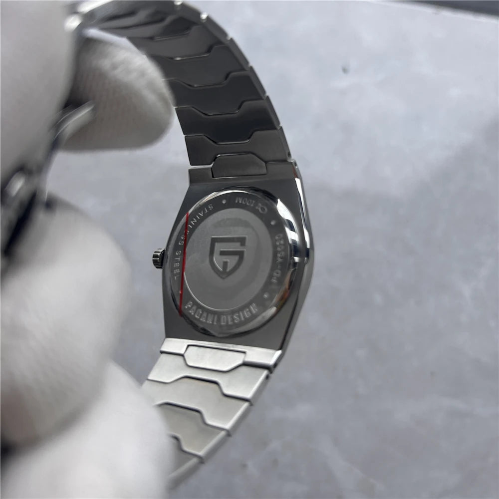 2025 New PAGANI DESIGN Men's Quartz Watch 37MM VJ21 Sapphire Stainless Steel Waterproof Wristwatches Reloj Hombre PDYS020