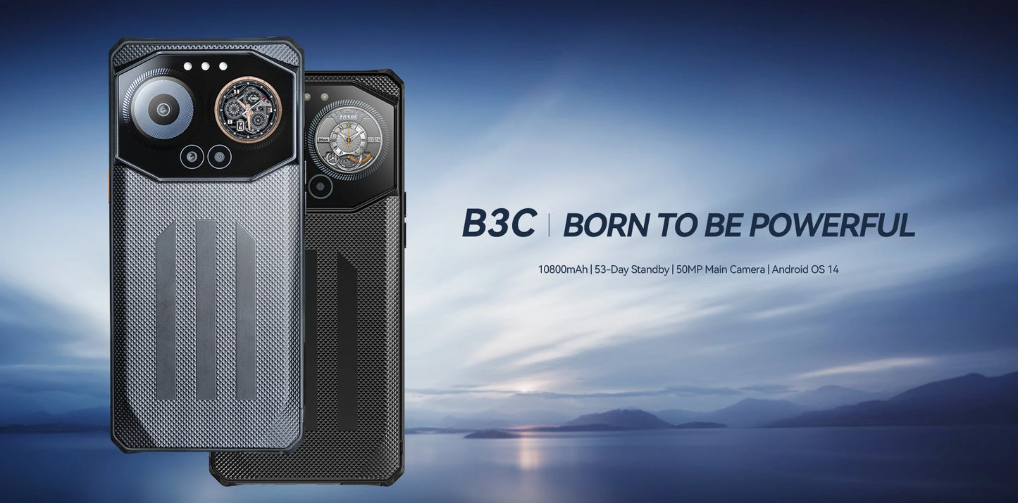 IIIF150 B3C Rugged Smartphone Dual Display 16GB 256GB 50MP Camera 10800mAh Android 14 Ultra-Thin Rugged Phone Global Version