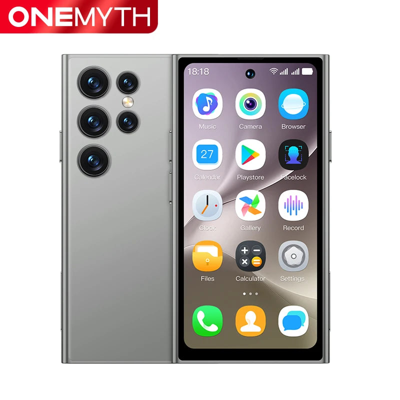 ONEMYTH S25 Pro 4.0" Mini Smartphone 2GB RAM 16GB ROM Android10.0 Face Recognition Unlock 2000mAh 3G Small Mobile Phone