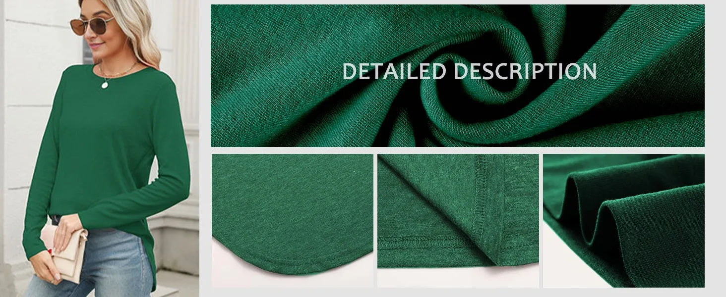 Traf 2024 Mujer Womens Long Sleeve Round Neck Shirts Side Split Basic Loose Tunic Tops Casual Shirts Ropa De Mujer Fashion