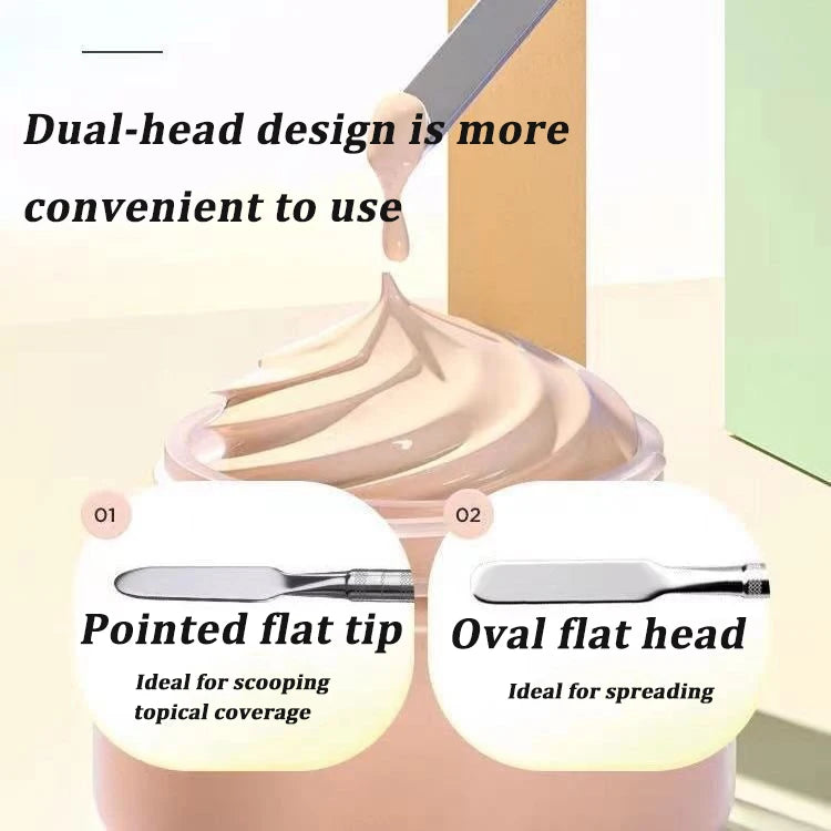 Makeup Mixing Palette Foundation Lipstick Eye Shadow Stainless Steel Mixer Palette with Spatula Mixing Stick Beauty Tools Nail-A