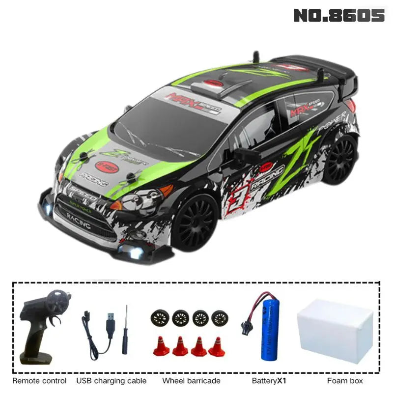 New 1:24 RC drift vehicle, Mustang 4WD cars, racing car with remote control, gift, competition racing car, children's toy