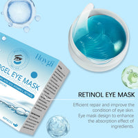 Eye Patches Dark Circles Puffiness with Hydrating Gel Technology Soothing Fine Lines Care for Sensitive Dry Skin Women 60 Pcs