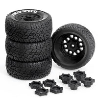 RC Wheels and Tires Truck Tires Short Course Tires for 1/10 Scale Car Arrm a Senton,Slash 2WD 4×4,Axia1,Rc 4wd,Red cat