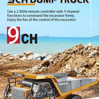 RC Car Children Toys Remote Control Car Toys For Boys Radio Control Excavator Dump Truck Bulldozer Electric car Kids Toys Gift