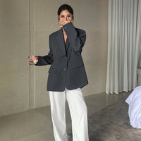 Multicolor Office High-waisted Wide-leg Suit Pants Women's 2025 Autumn Loose and Drape Casual Straight Mopping Trousers