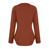 Traf 2024 Mujer Womens Long Sleeve Round Neck Shirts Side Split Basic Loose Tunic Tops Casual Shirts Ropa De Mujer Fashion