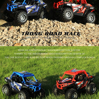 RC Car for Kids, 4WD Buggy Alloy, High Horsepower, Climbing, Rechargeable, Drop Resistant, Toys for Boys, Racing