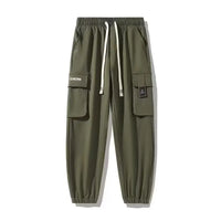 Men's Casual Trousers Cargo Wear Sportswear Military Tactics Multi-Pocket Camouflage Forest Run Outdoor Stretch Slim Fit Corset