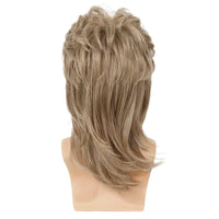 Mullet Wigs for Men Synthetic 70s 80s Costumes Mens Black Fancy Party Accessory Cosplay Hair Wig