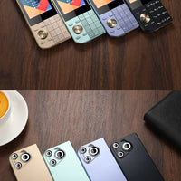 2025 New Push Button Mobile Phone 2.8' Three SIM 3SIM Bluetooth Flashlight MP3 Wireless FM Camera Vibration BigHorn CellPhone