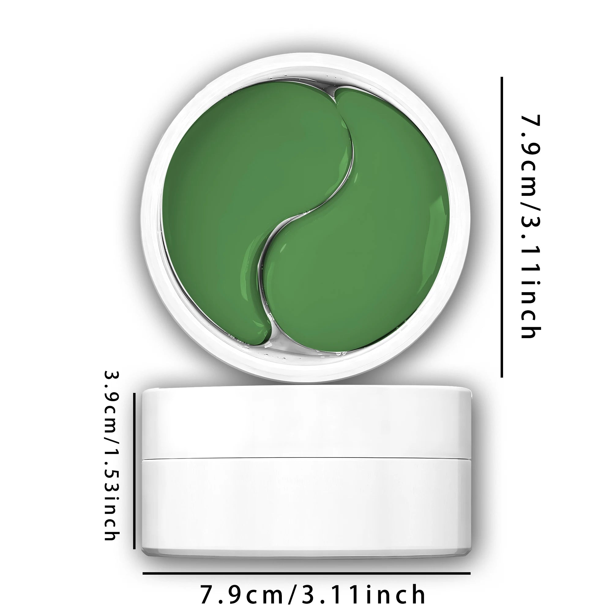 Seaweed Eye Mask; Rich in Seaweed, Collagen and Hyaluronic Acid, Smoothes Fine Lines, Fades Dark Circles, Tightens and Nourishes the Skin, Makes the Skin Smoothes and Softens the Eyes