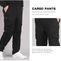 Men's Winter Cargo Pants Double Layer Fleece Warm Thick Camouflage Tactical Cotton Long Trousers Men Baggy Casual Cotton Pants