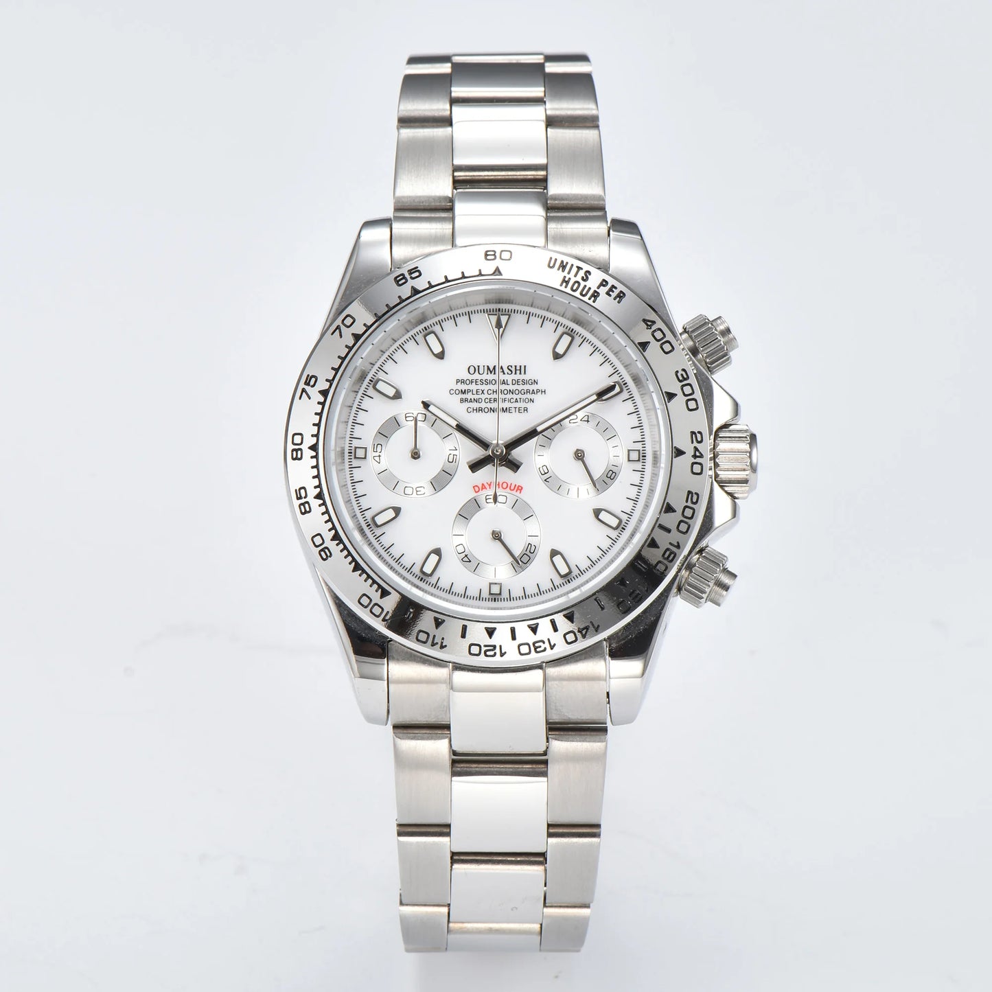 VK63 watch Luxury Men's Watch Sapphire Customizable Multi functional Chronograph Stainless Steel Case Suitable for VK63 Movement