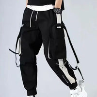 Men's Casual Trousers Cargo Wear Sportswear Military Tactics Multi-Pocket Camouflage Forest Run Outdoor Stretch Slim Fit Corset