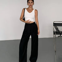 Multicolor Office High-waisted Wide-leg Suit Pants Women's 2025 Autumn Loose and Drape Casual Straight Mopping Trousers