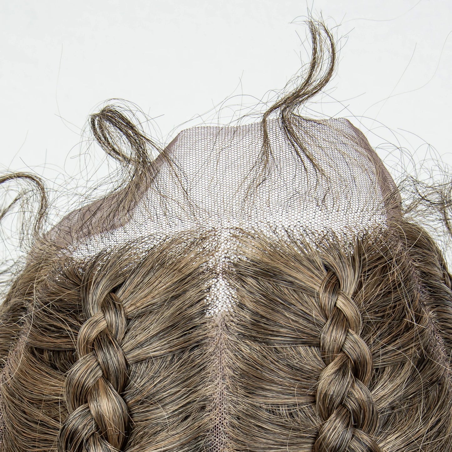 22inch Cornrow Braided Wigs Synthetic Lace Front Braids Wigs with Baby Hair 2 Curly Ponytail Braided Wigs for Black Women