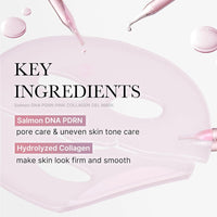 Overnight Collagen Mask Salmon DNA PDRN Face Mask For Glass Glow Skin Elasticity Hydrating Firming Smooth korean Skincare